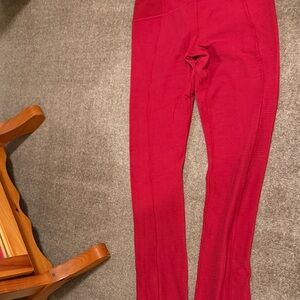 Lululemon Athletica Red Leggings